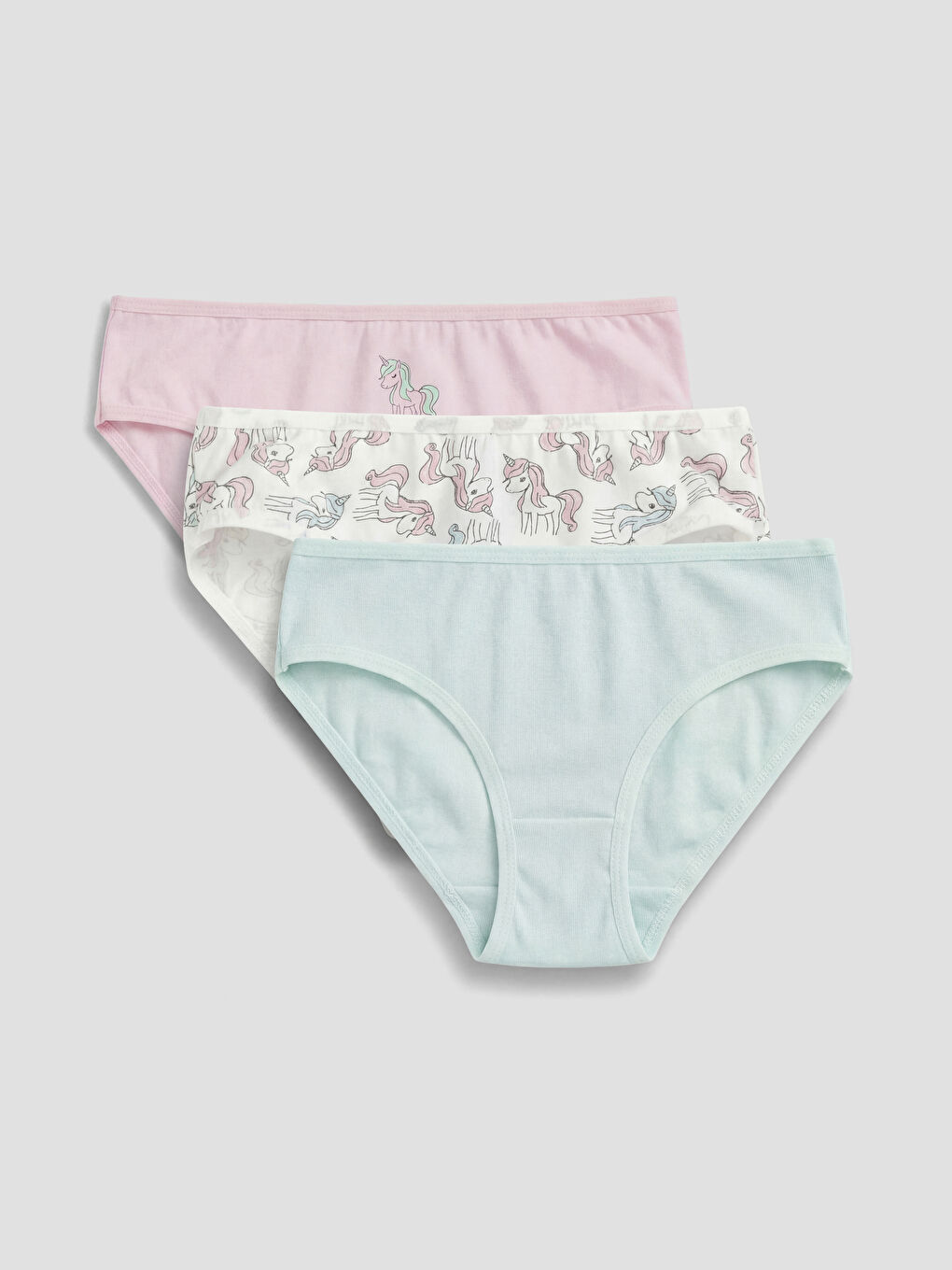 Baskılı Kız Çocuk Külot 3'lü-5