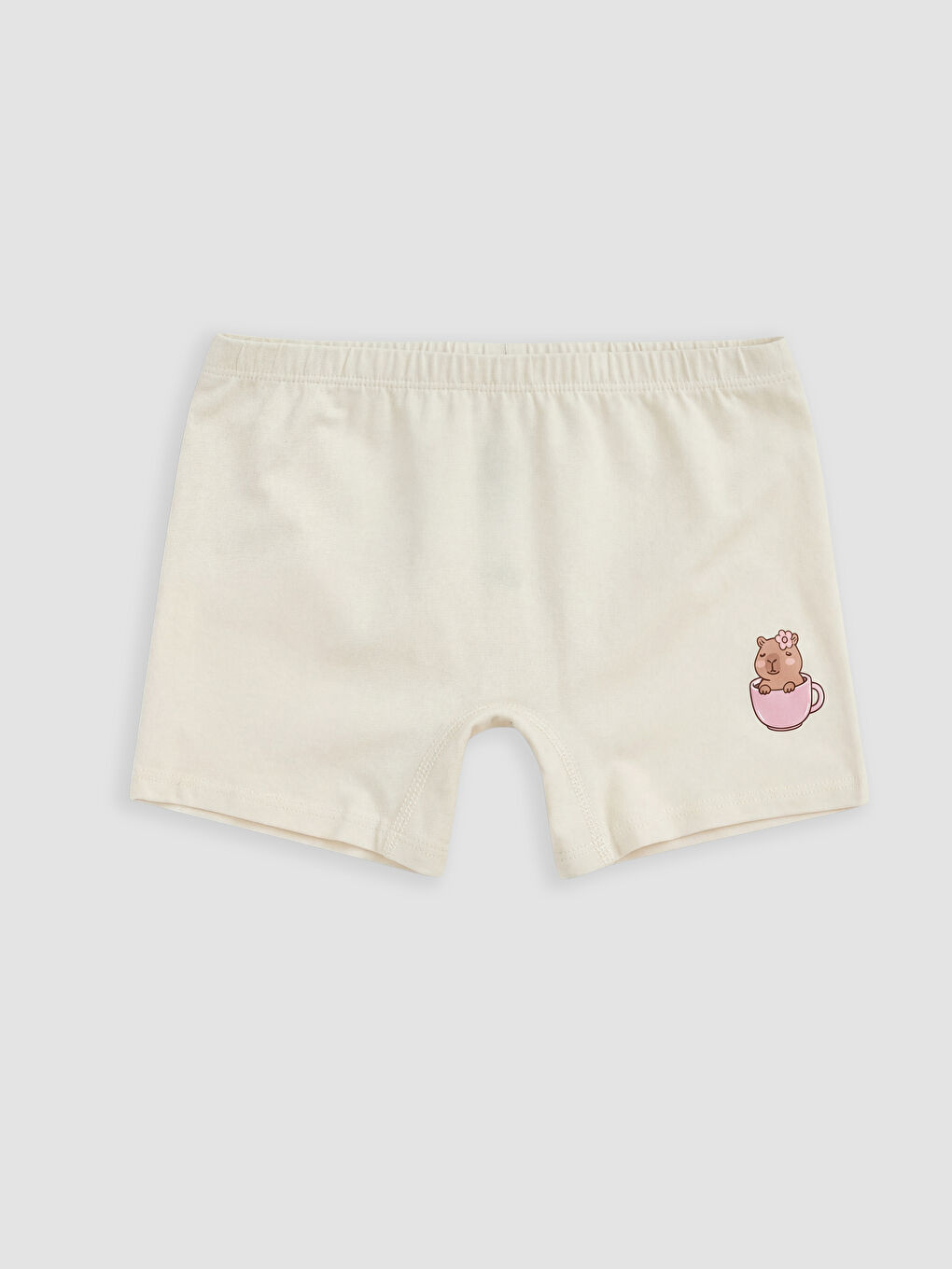 Pembe Kız Çocuk Baskılı Boxer 5'li-2