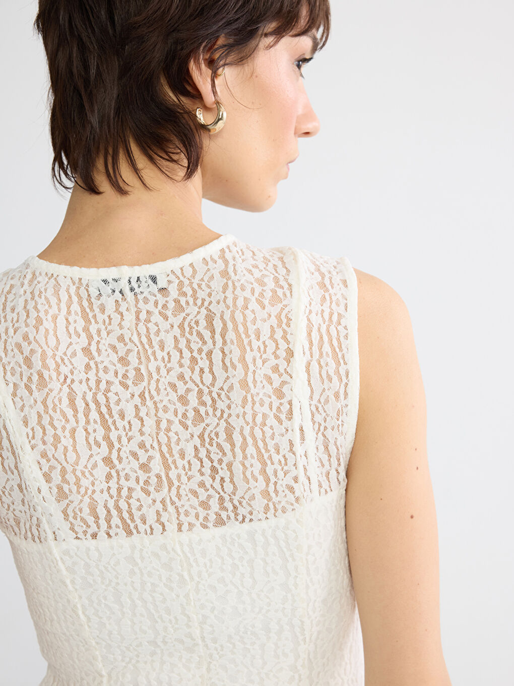 SVETLO BEŽ Haljina Žena-3