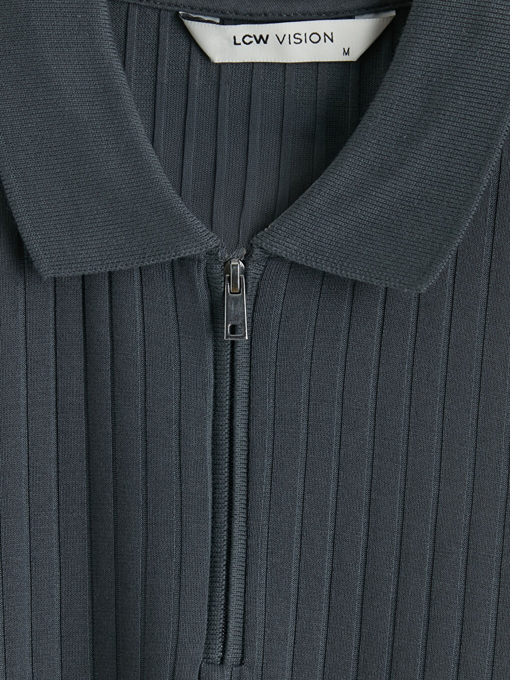 Antrasit Polo Yaka Erkek Tişört-2