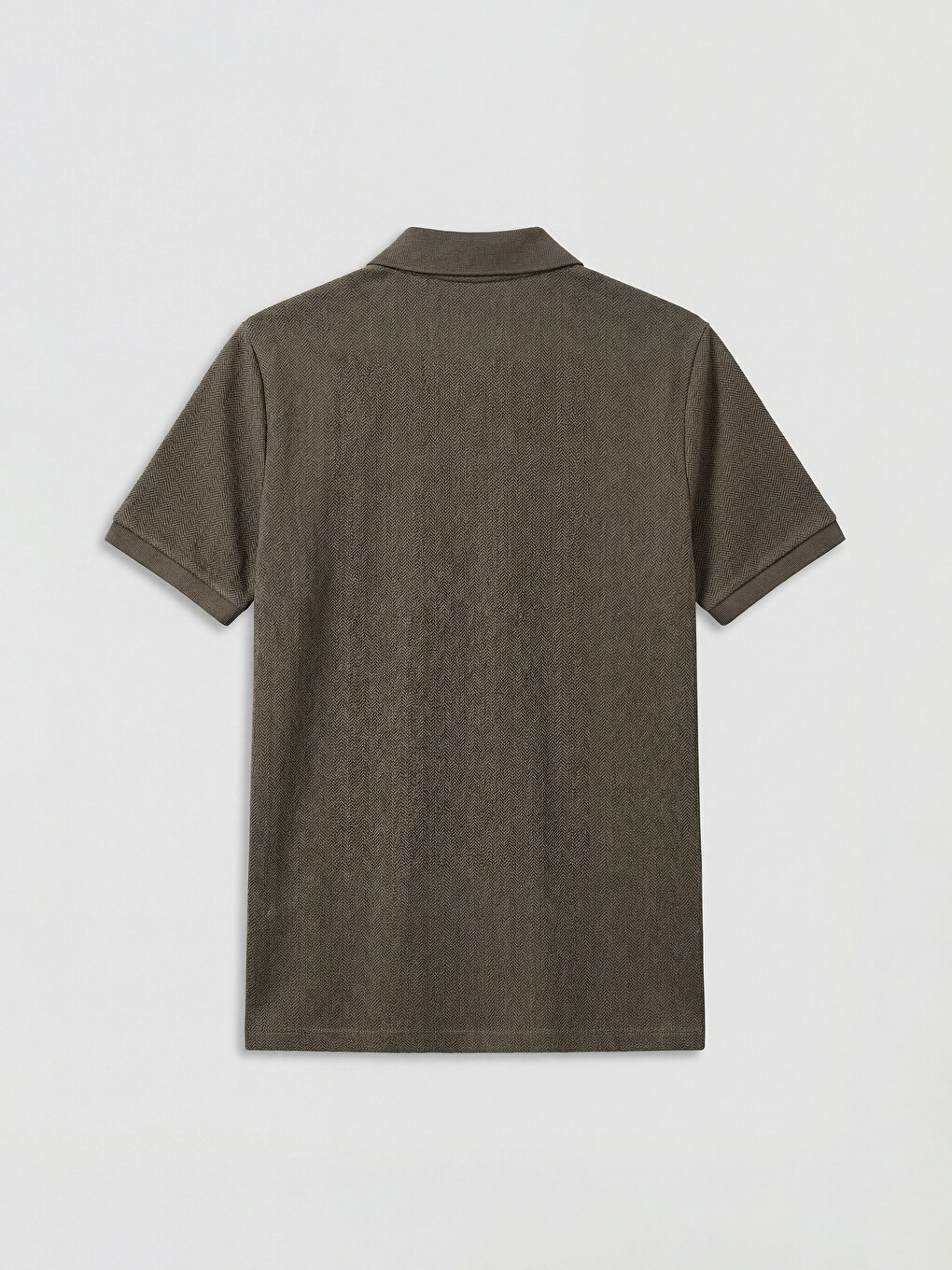 Kahverengi Polo Yaka Pike Erkek Tişört-6