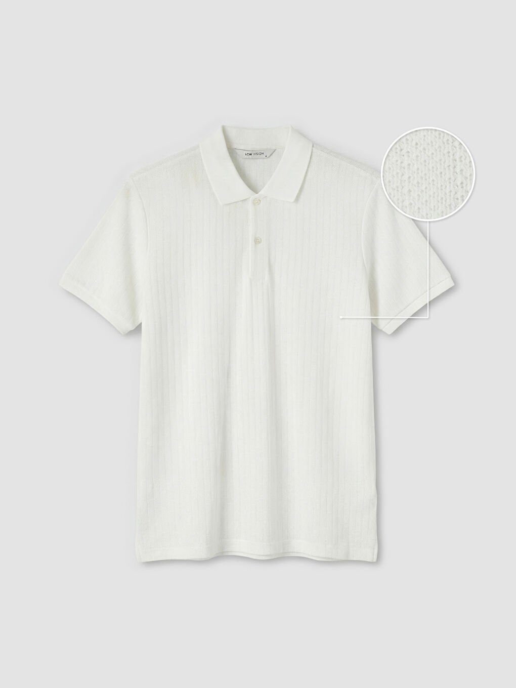 Ekru Polo Yaka Pike Erkek Tişört