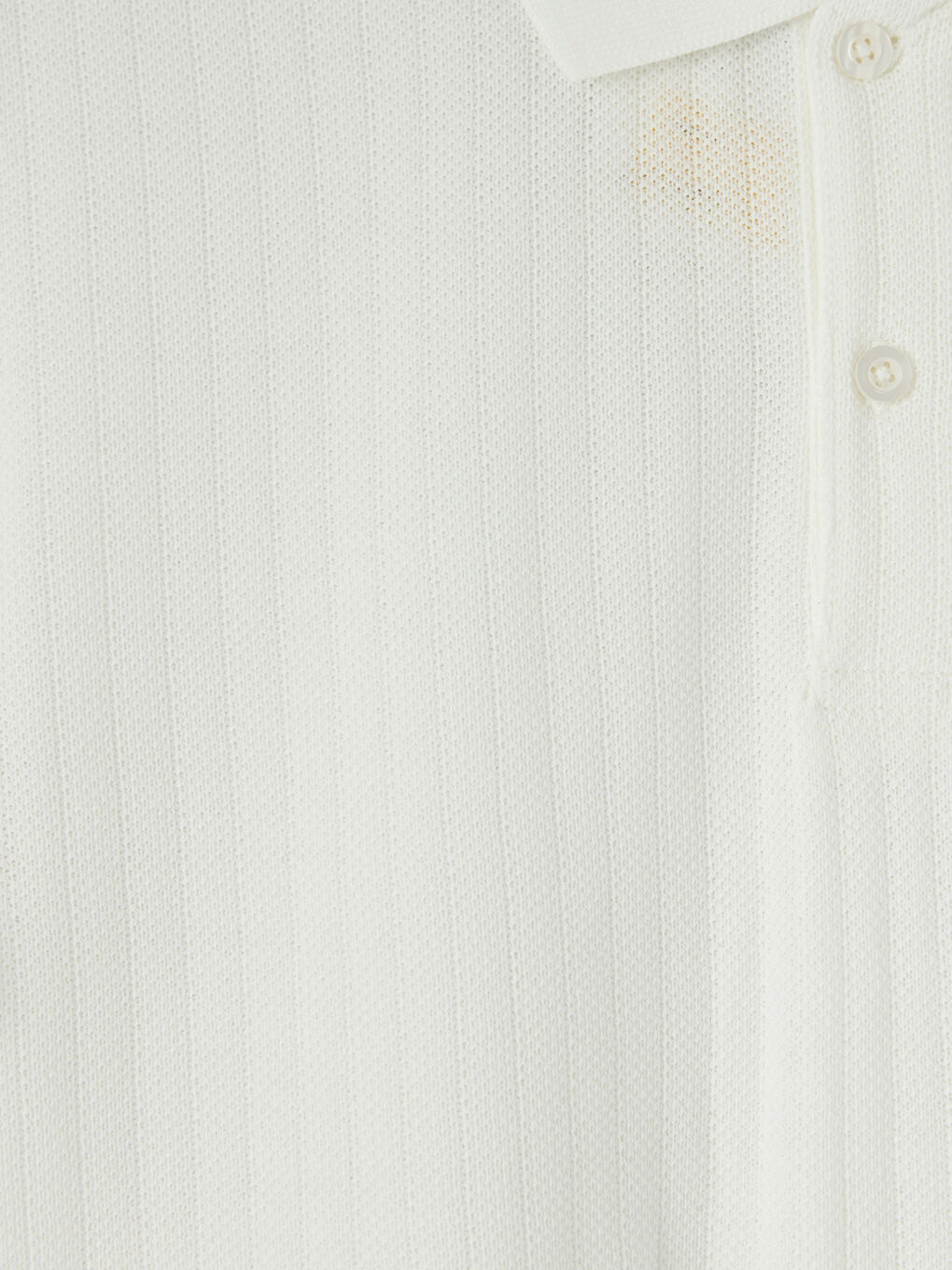 Ekru Polo Yaka Pike Erkek Tişört-2