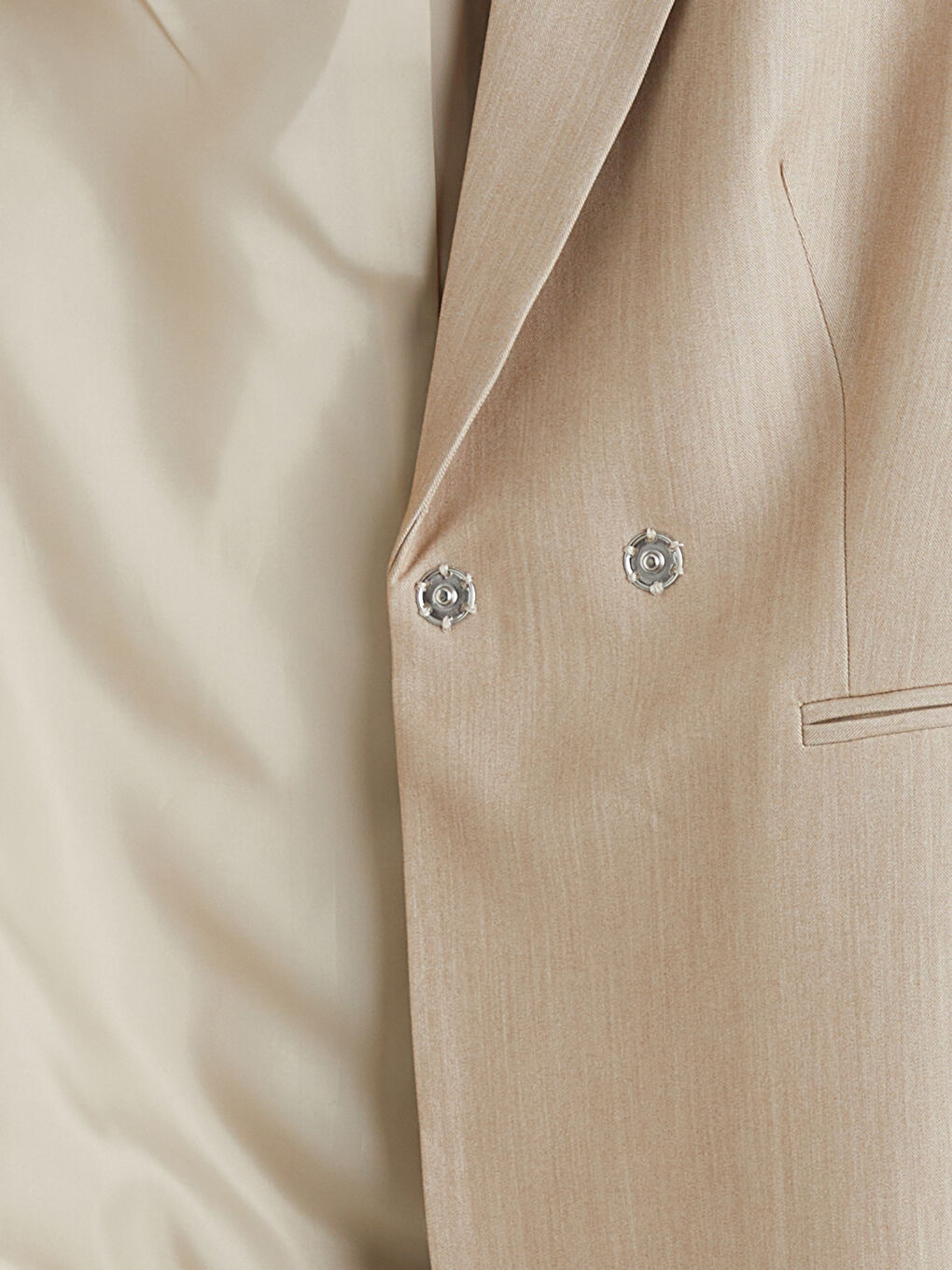 Kruvaze Yaka Beli Kemerli Kadın Klasik Yelek-5