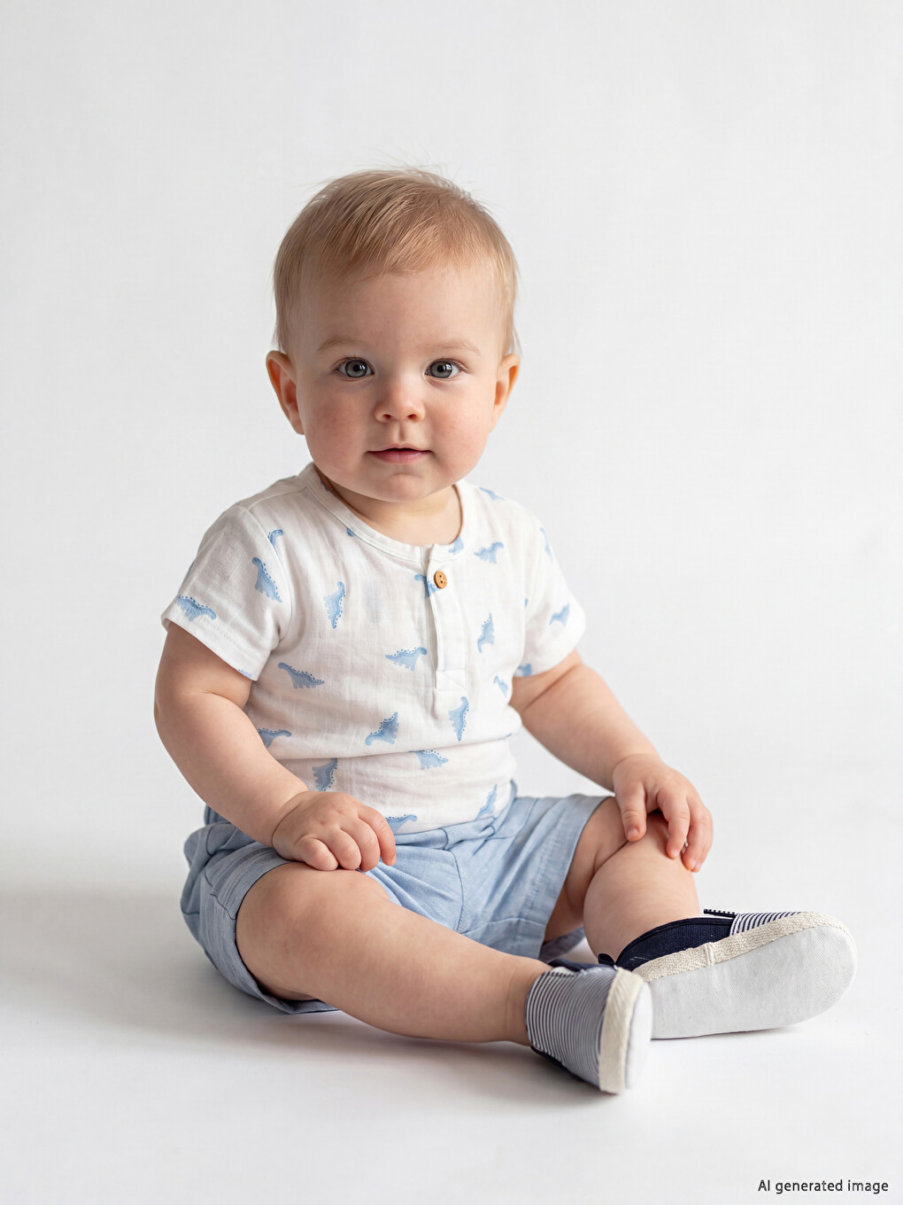 Štampani Set Za Bebe Dječake: Bodi I Šorts