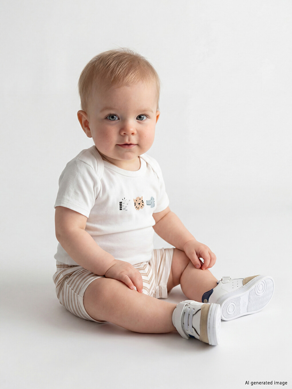Baby Boys' Bodysuit and Shorts Set-1