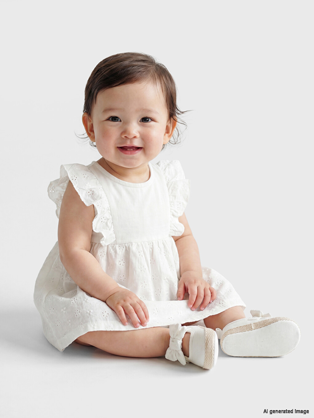 Ruffled Baby Girls' Dress
