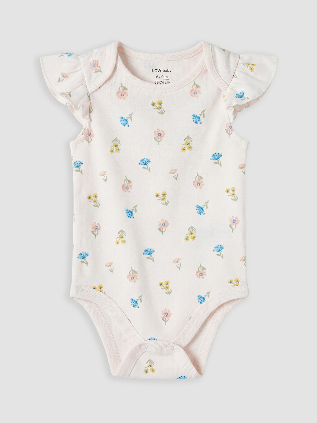 Body et Short Bébé Fille à Motif Floral-1