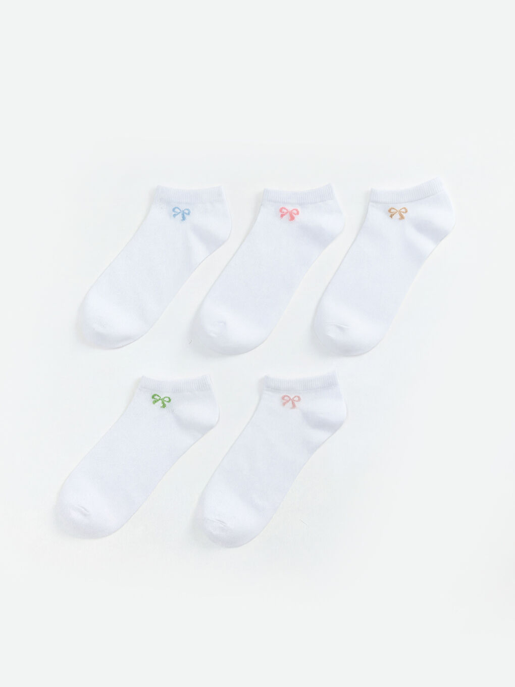 ქალი კრემისფერი წინდები