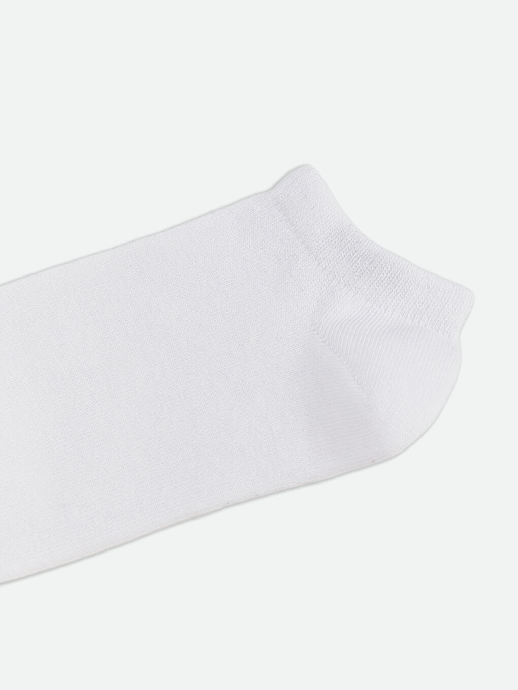 Beyaz Kadın Patik Çorap 10'lu-1