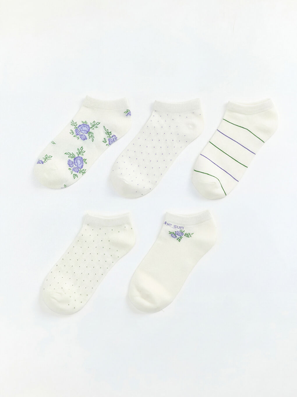 Woman ECRU Trainer Socks