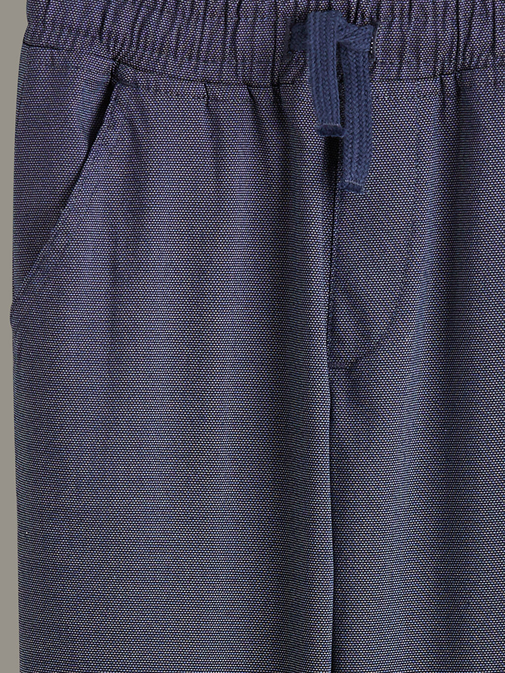 Mavi Beli Lastikli Erkek Çocuk Pantolon-2