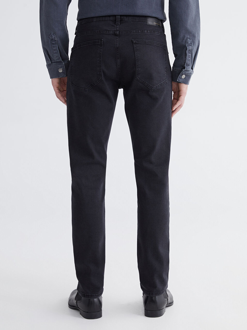 Siyah 750 Slim Fit Erkek Pantolon-3