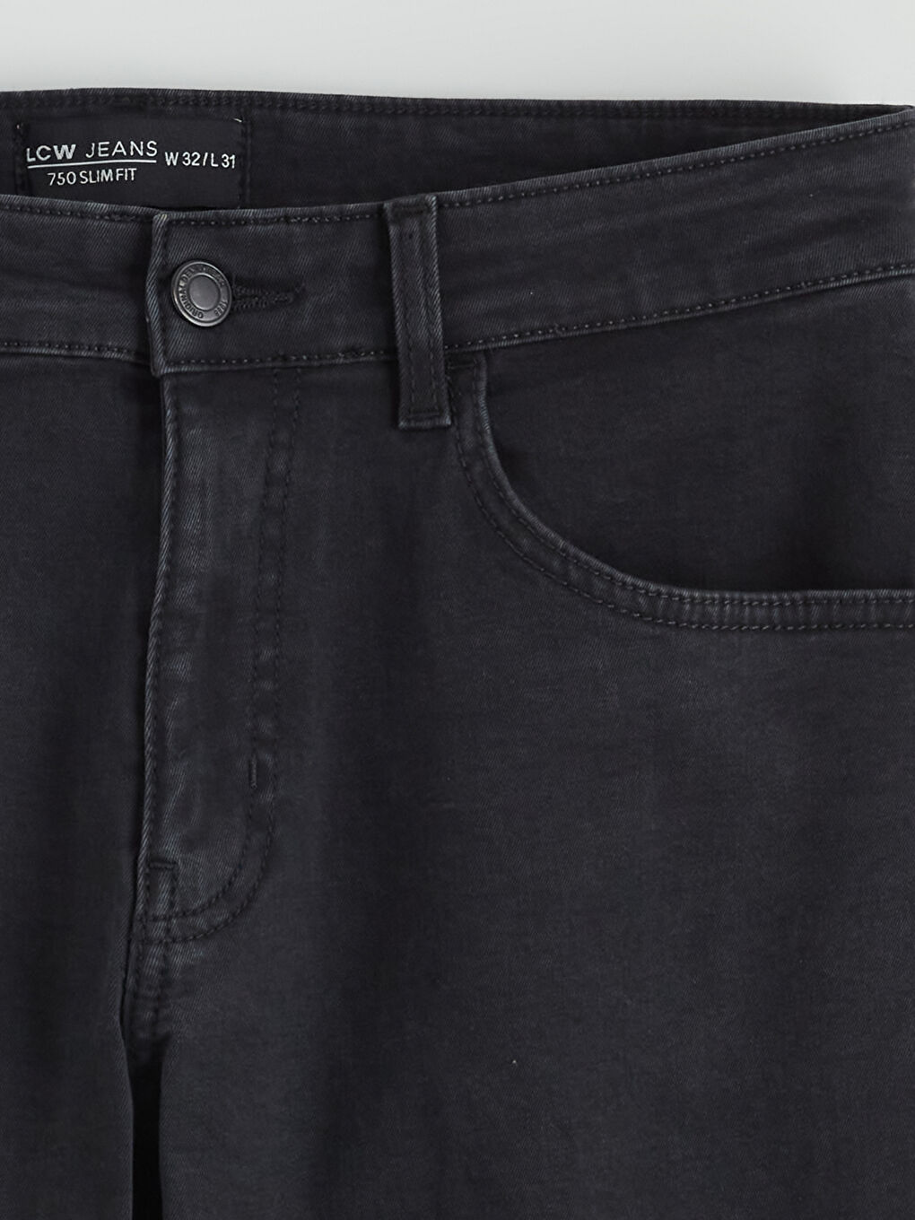 Siyah 750 Slim Fit Erkek Pantolon-6