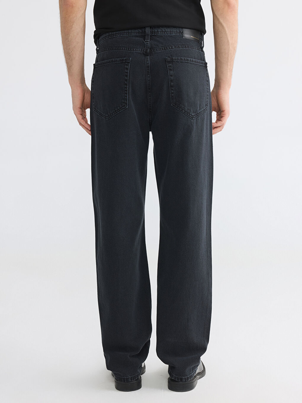 Gri 745 Baggy Fit Erkek Jean Pantolon-6