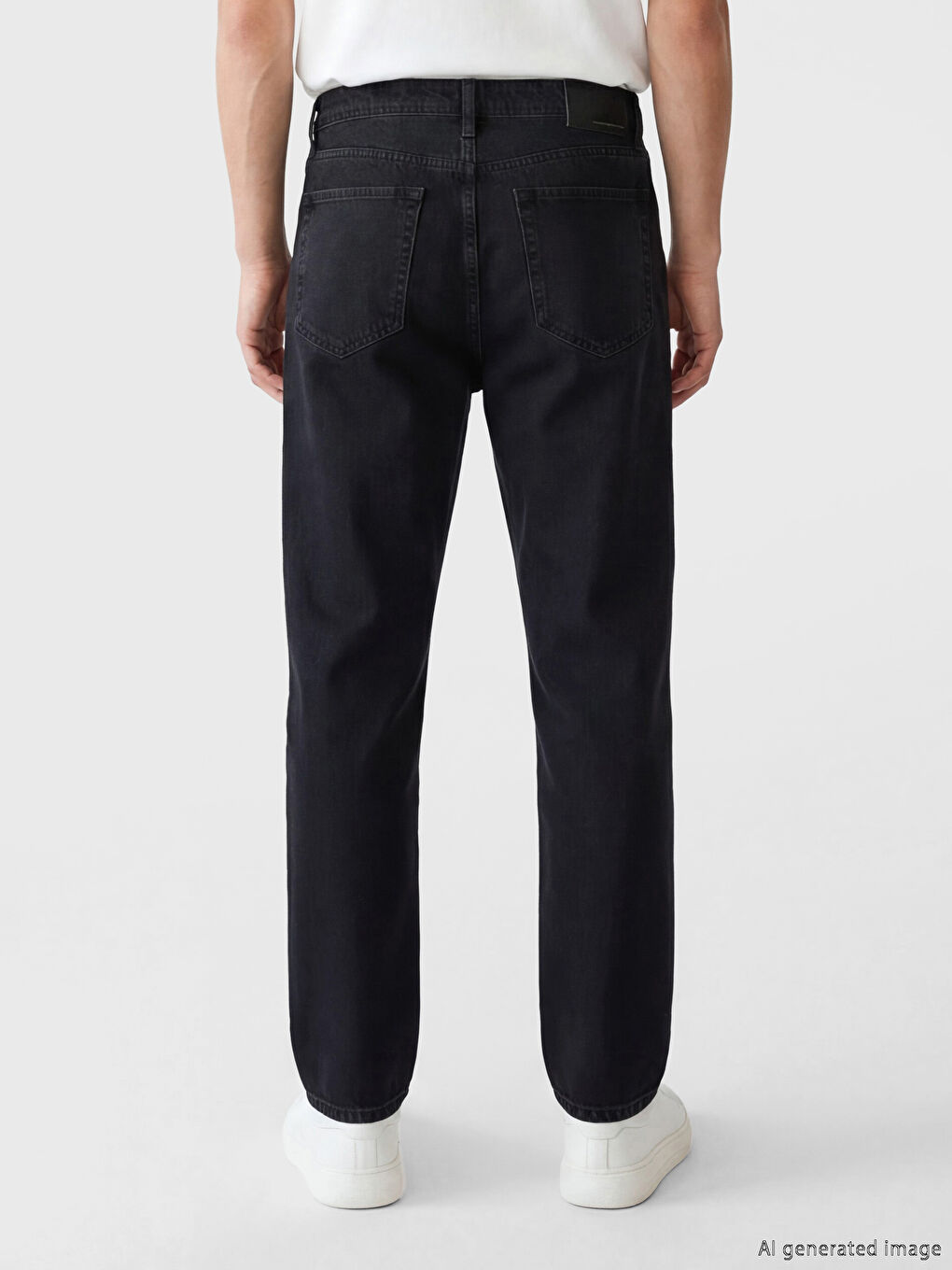 Gri 745 Baggy Fit Erkek Jean Pantolon-7