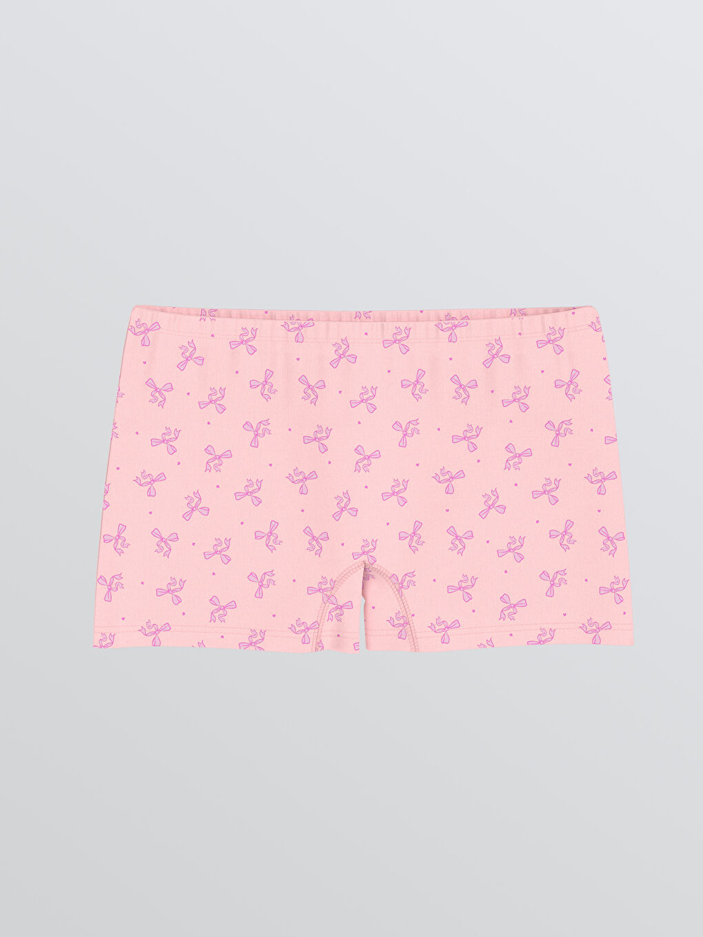 Pembe Fiyonk Baskılı Kız Çocuk Boxer Külot