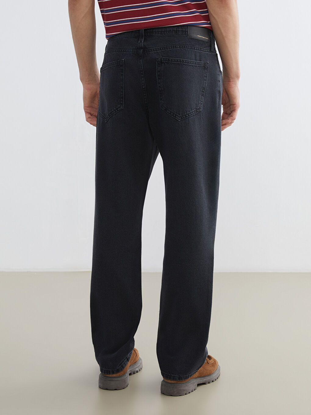 Gri 790 Relax Fit Erkek Jean Pantolon-4