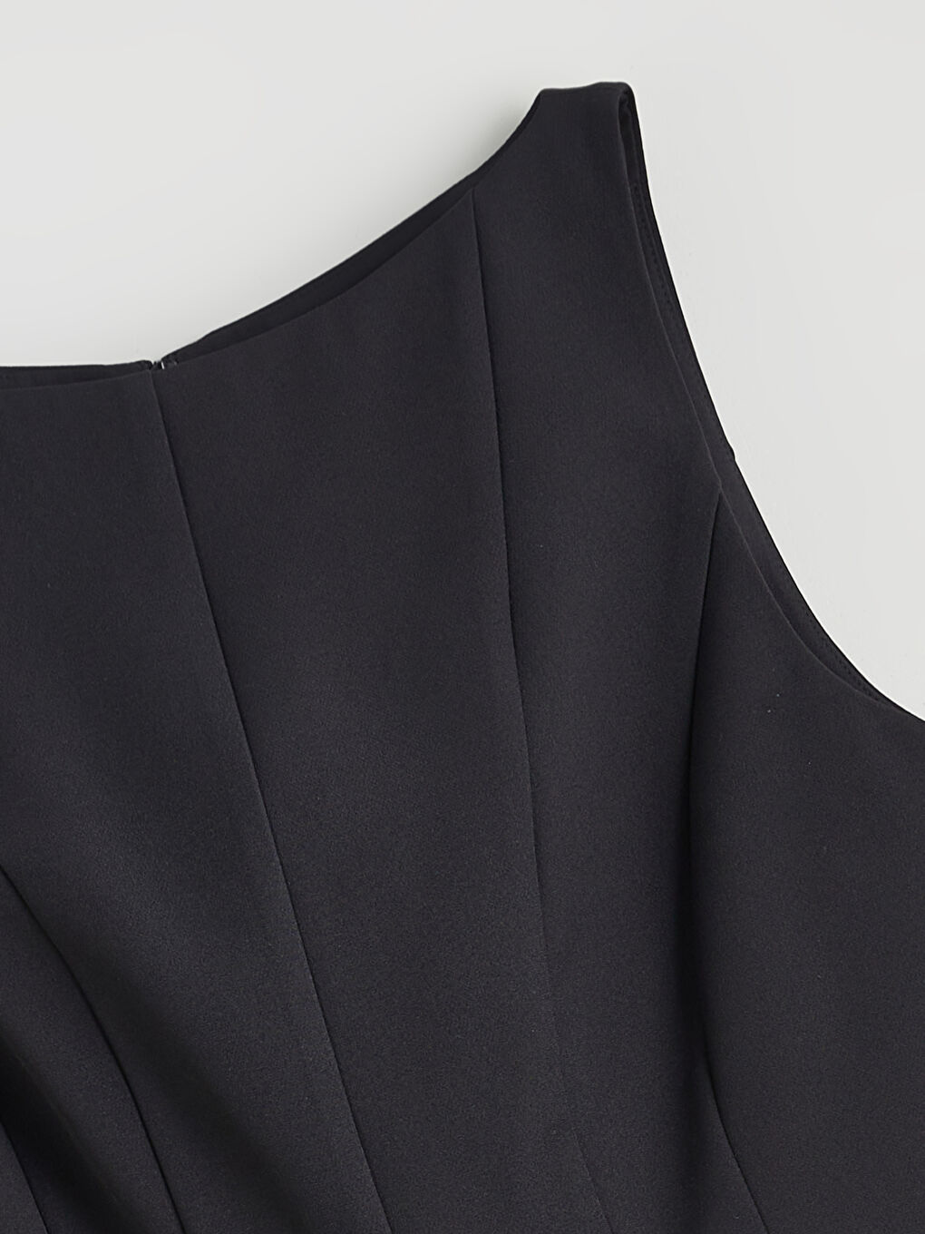 Crew Neck Peplum Mini Dress-5