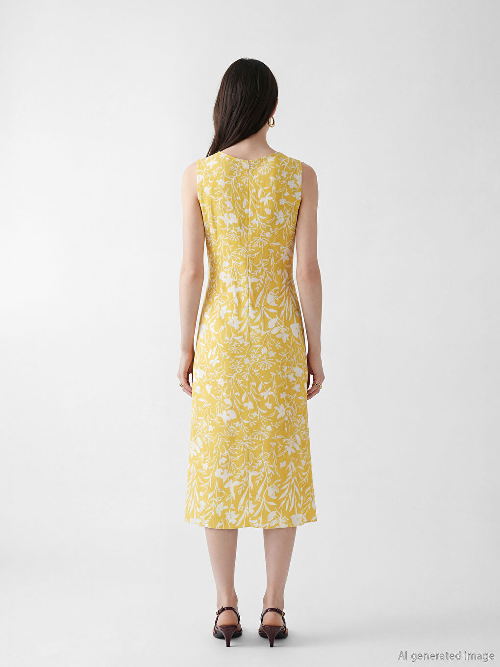 Robe JAUNE Femme-3