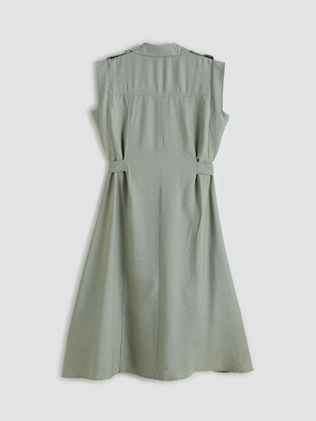 Robe de chemise VERT Femme-4