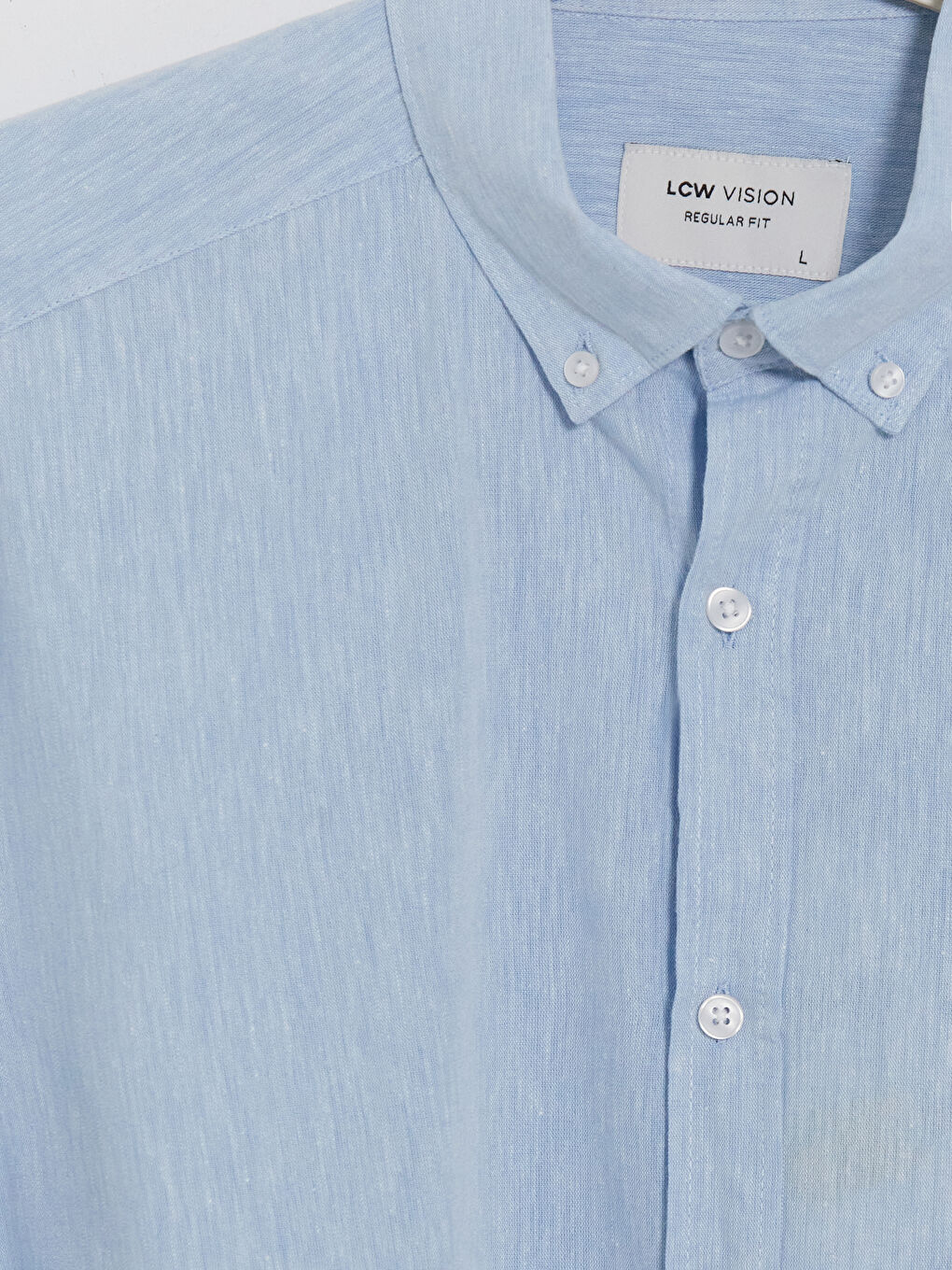 Mavi Regular Fit Keten Karışımlı Erkek Gömlek-2