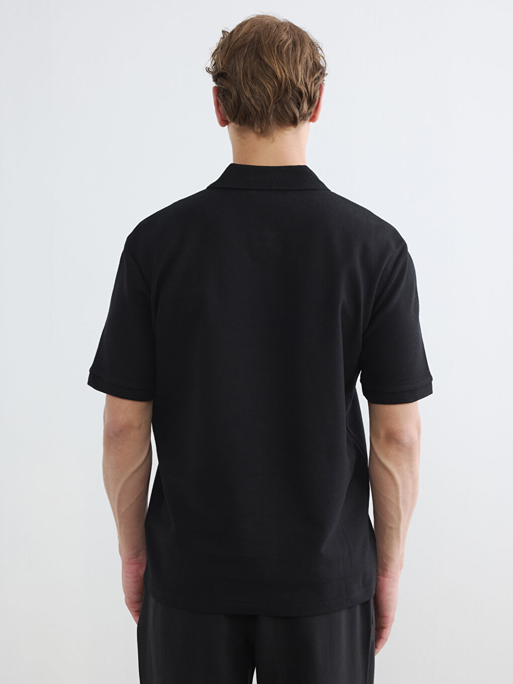 Mann SCHWARZ T-shirt-3