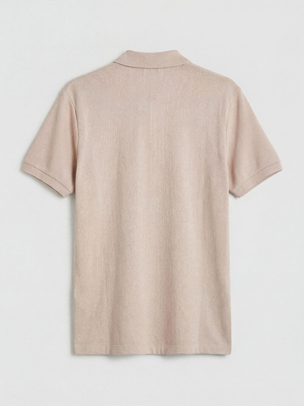 Pembe Polo Yaka Erkek Tişört-1