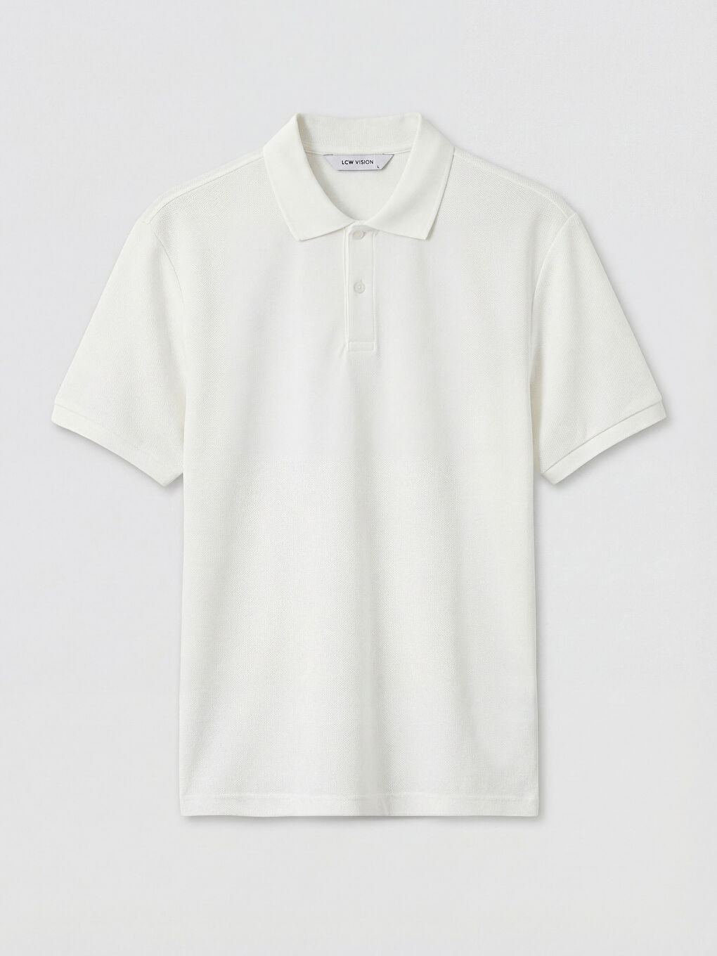 Ekru Polo Yaka Erkek Tişört-4