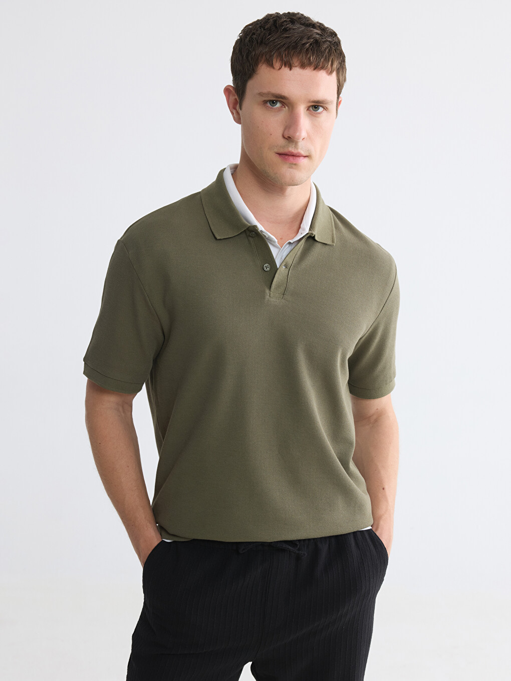 Polo Collar Men's T-Shirt