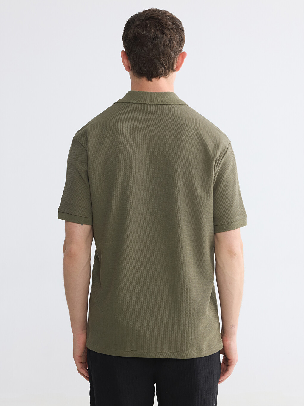 Polo Collar Men's T-Shirt-3