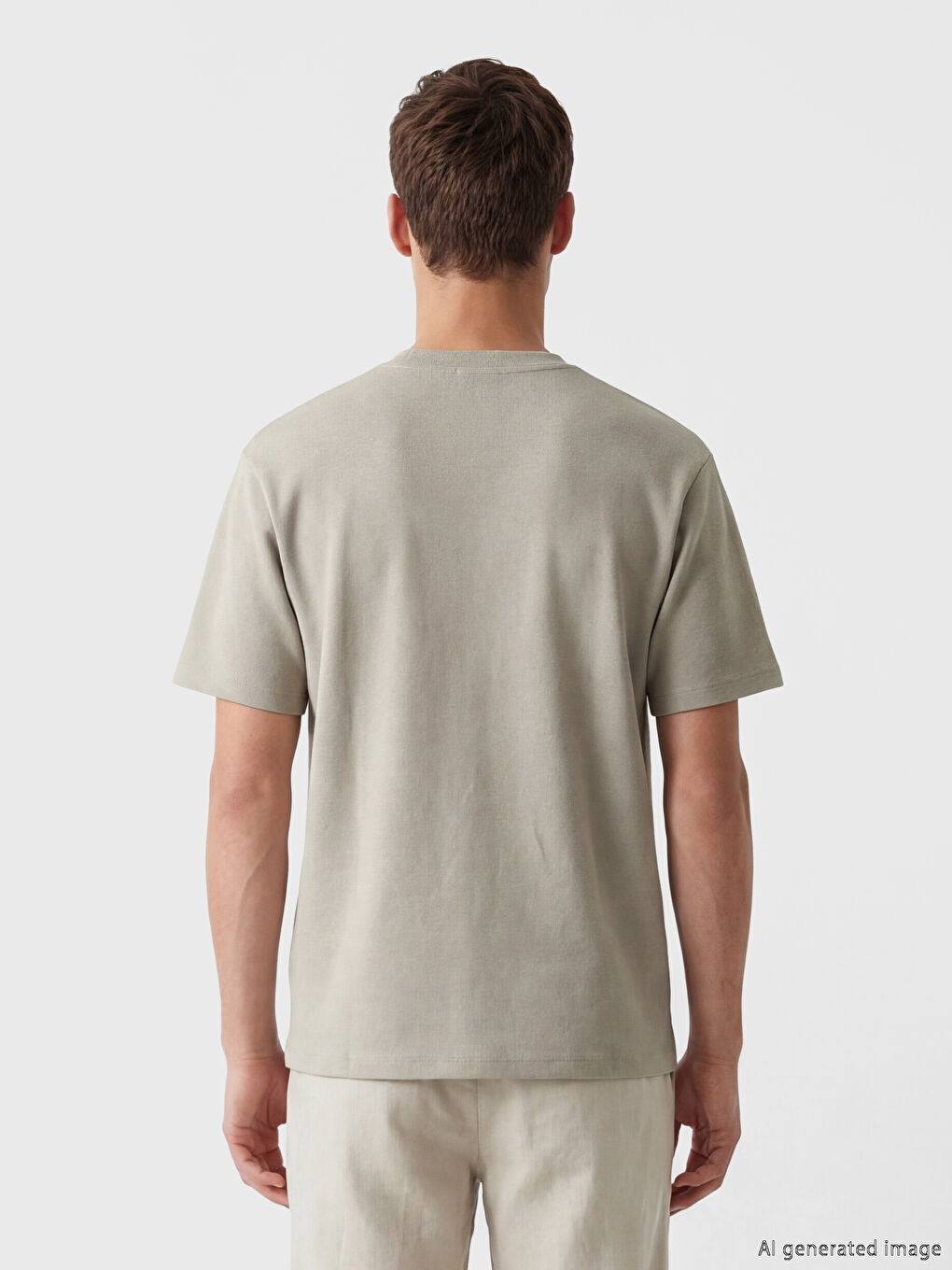 მამაკაცის მრგვალი საყელო მაისური-2