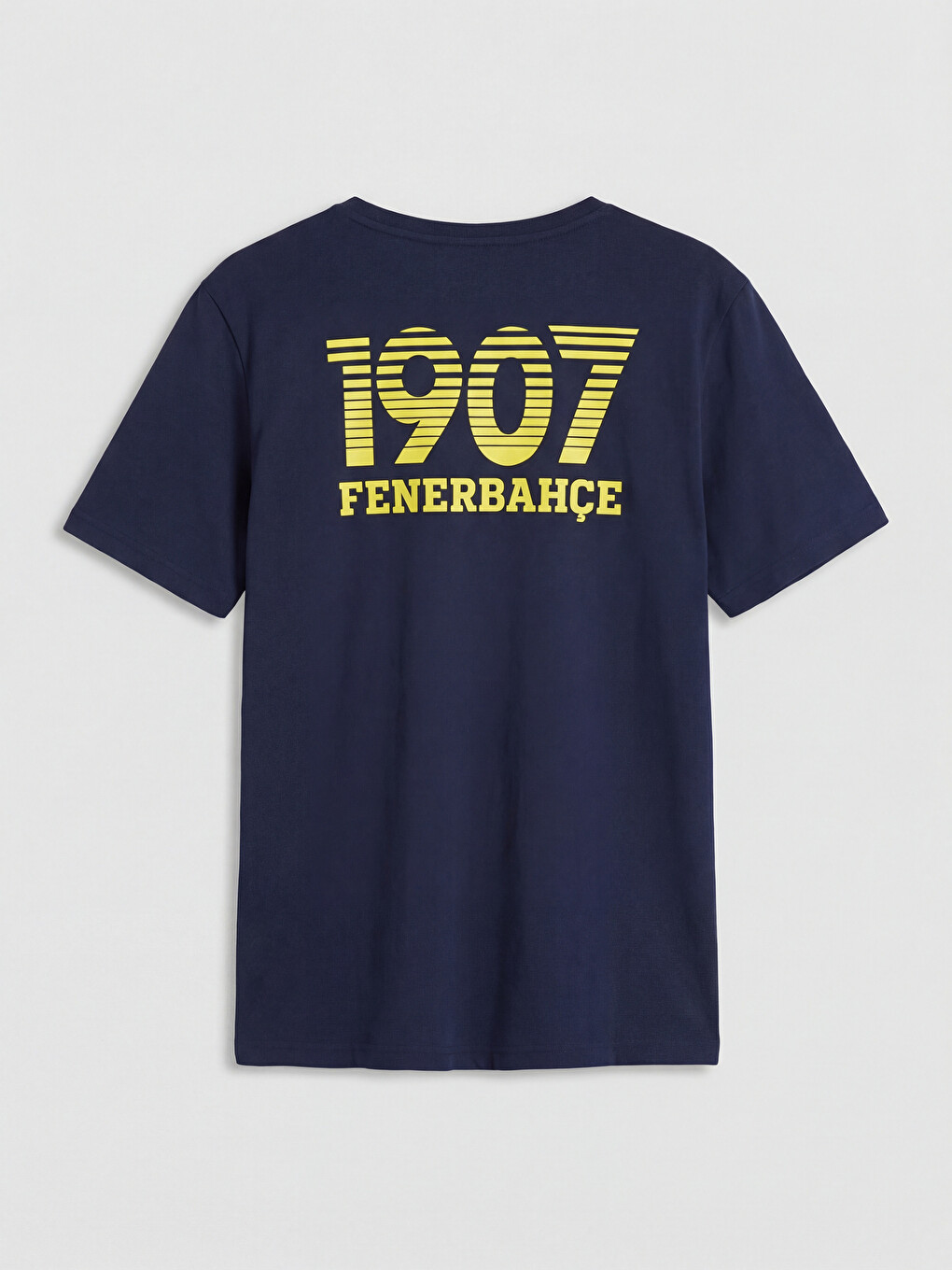 Lacivert Bisiklet Yaka Fenerbahçe Erkek Pijama Üst-1