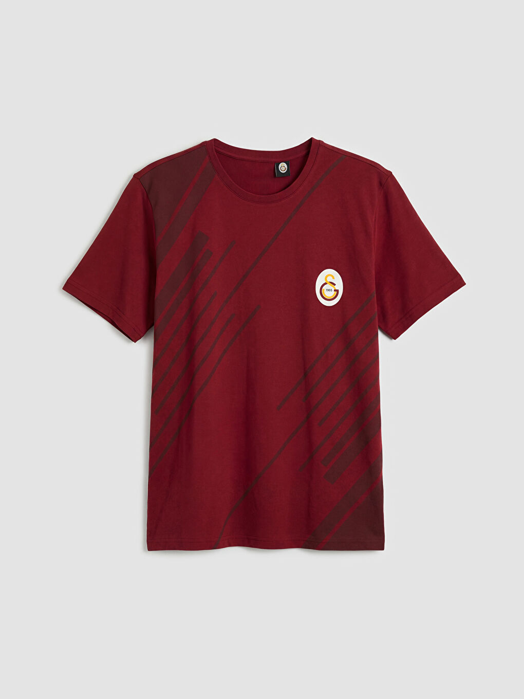 Kırmızı Galatasaray Baskılı Erkek Şortlu Pijama Takımı-5