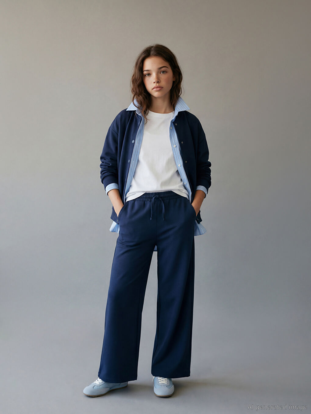 Elasticated Waist Girls' Trousers