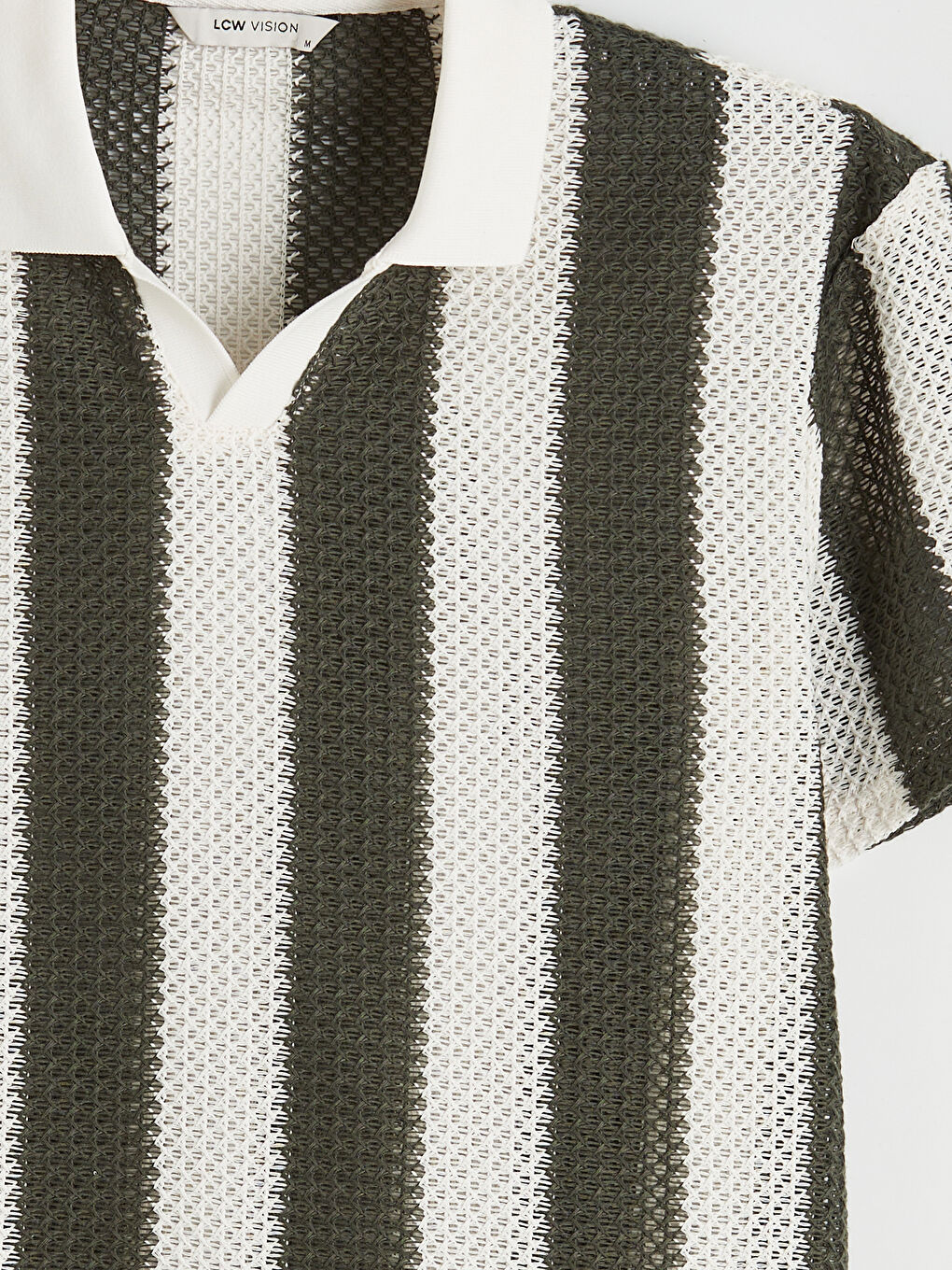 Мужчины Хаки Футболка-5