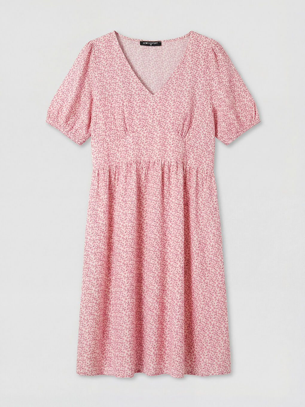 Жена Розово Рокля-4