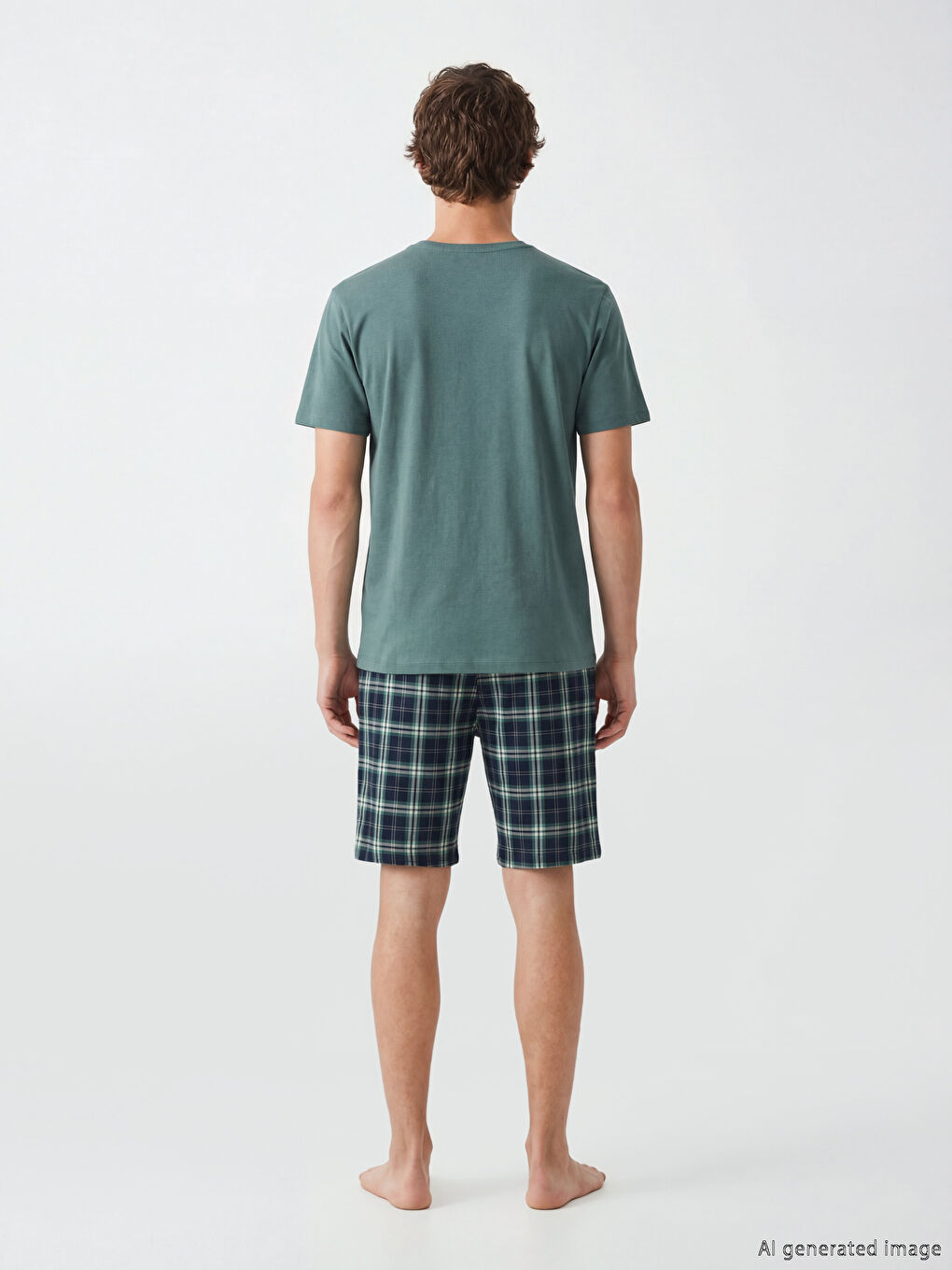 Ensemble pyjama court homme coupe régulière-3