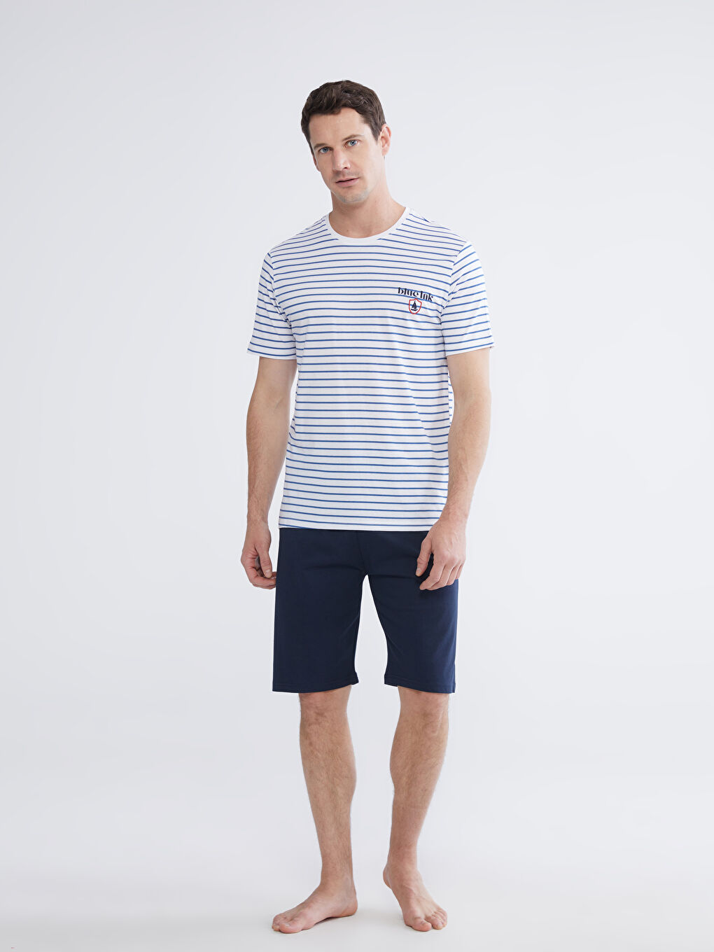 Set de pijamale vărgat Regular Fit pentru bărbați