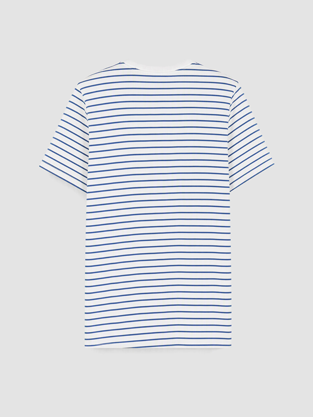 Beyaz Standart Kalıp Çizgili Erkek Pijama Takımı-7