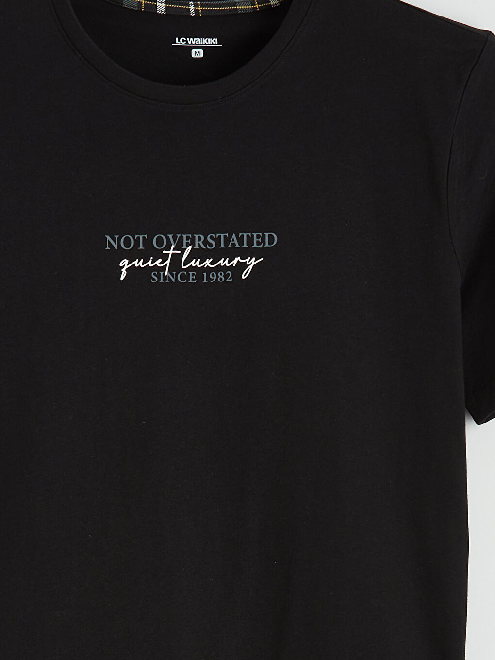 Siyah Standart Kalıp Ekose Erkek Pijama Takım-7