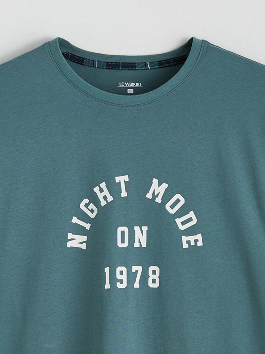 Ensemble de pyjama pour hommes à carreaux coupe régulière-6