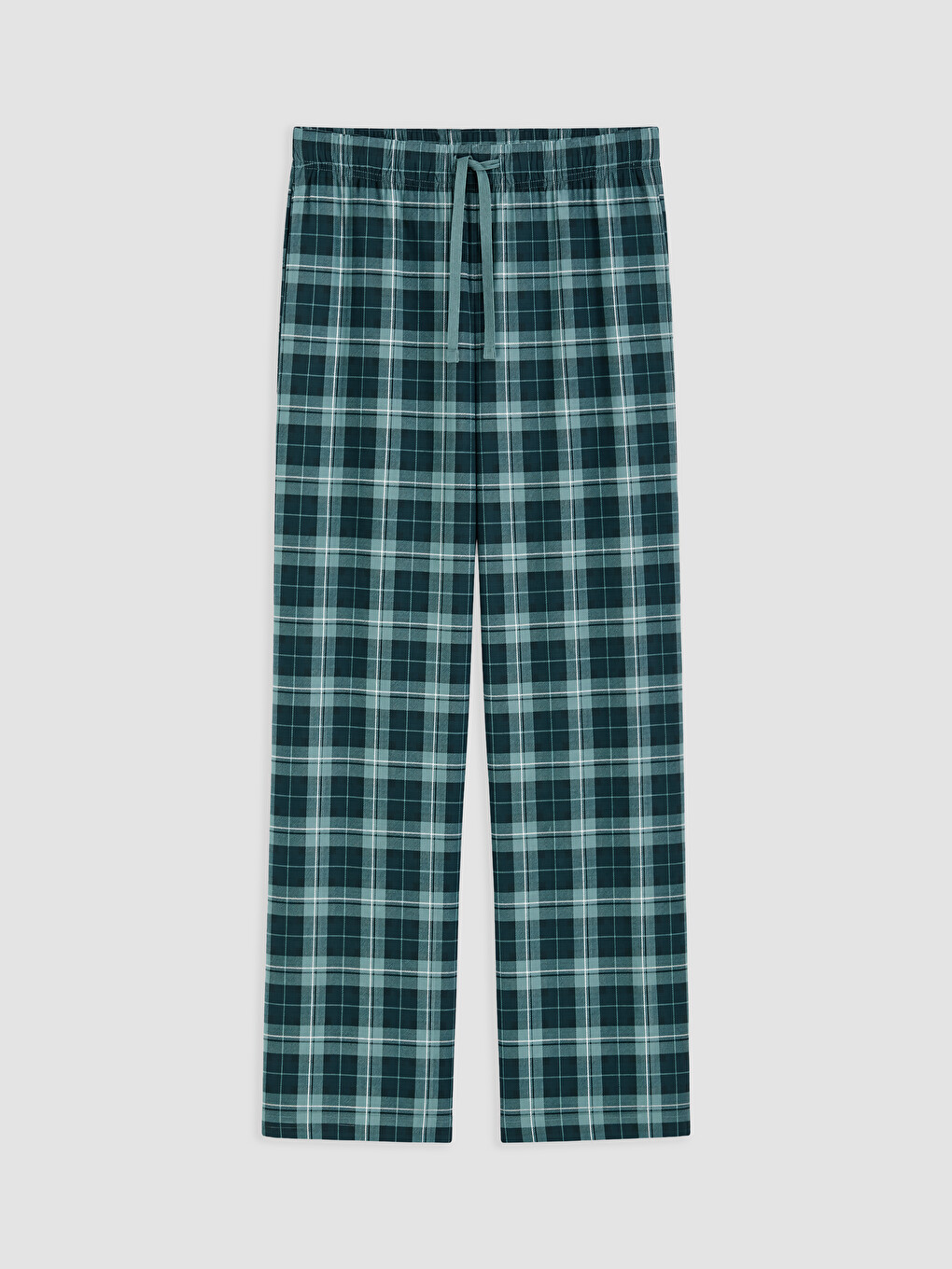 Regular Fit Plaid Men's Pyjamas Set-7
