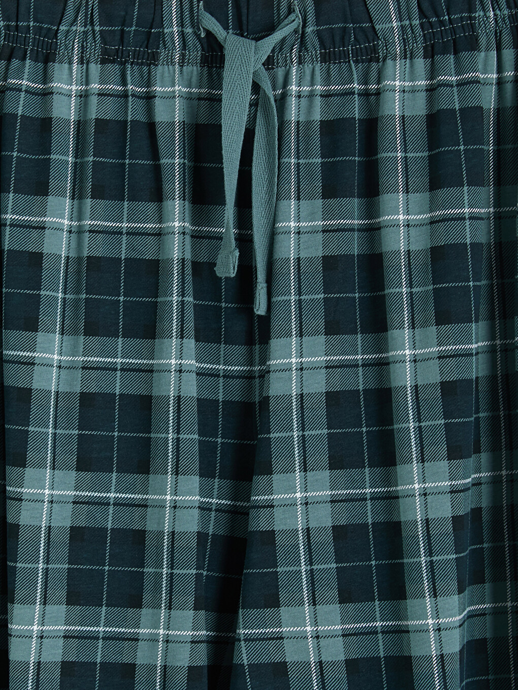 Regular Fit Plaid Men's Pyjamas Set-10