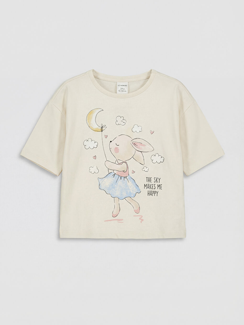 Pembe Baskılı Kız Çocuk Şortlu Pijama Takımı-1