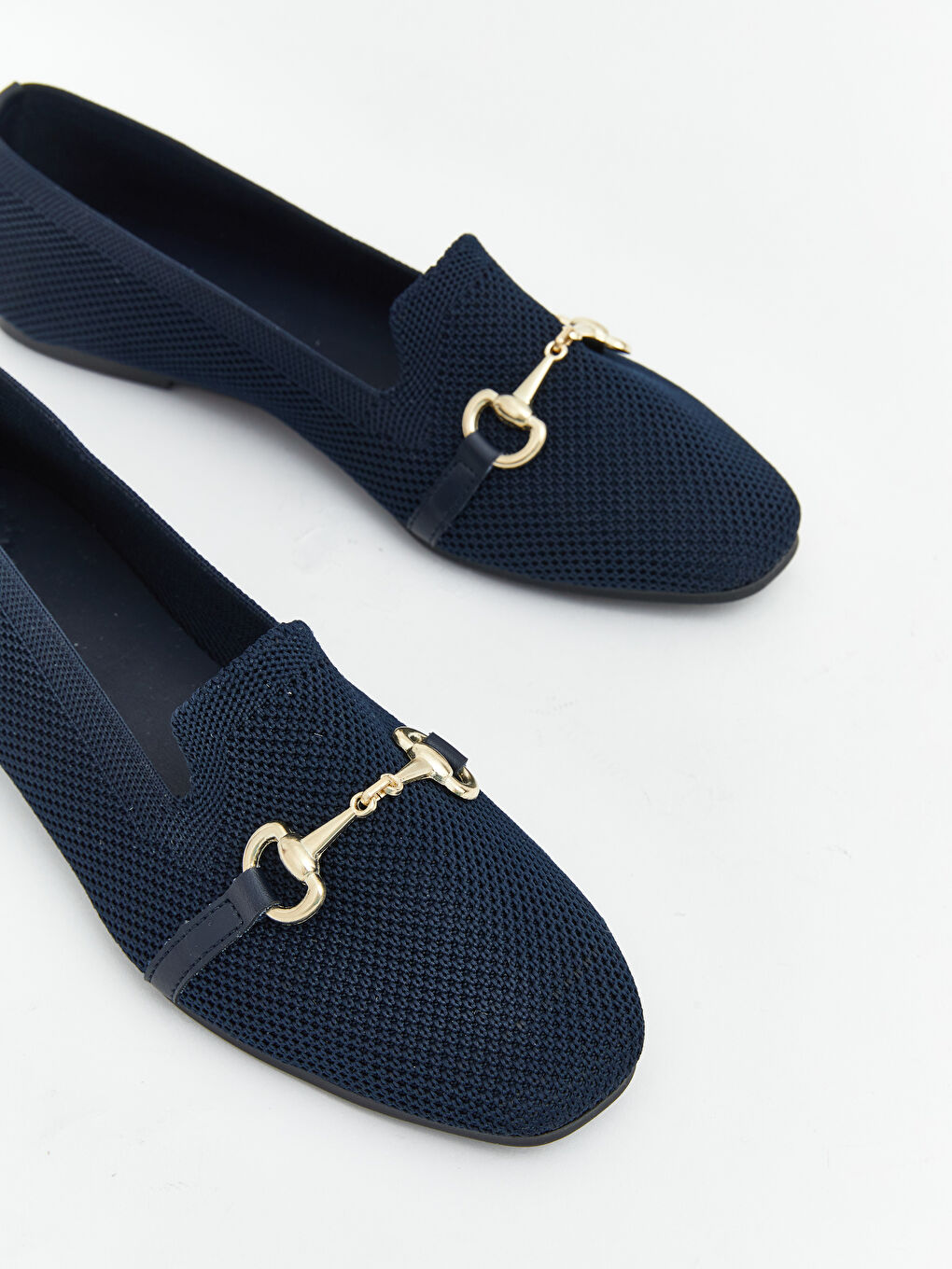 Lacivert Süet Görünümlü Kadın Babet-2