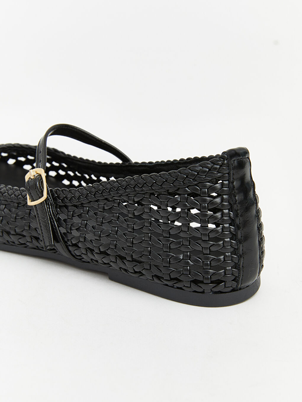 Siyah File Görünümlü Kadın Babet-4