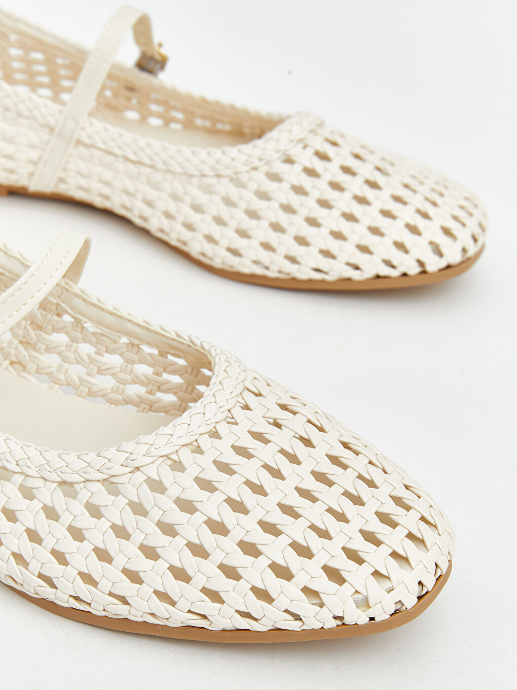 Bej File Görünümlü Kadın Babet-2