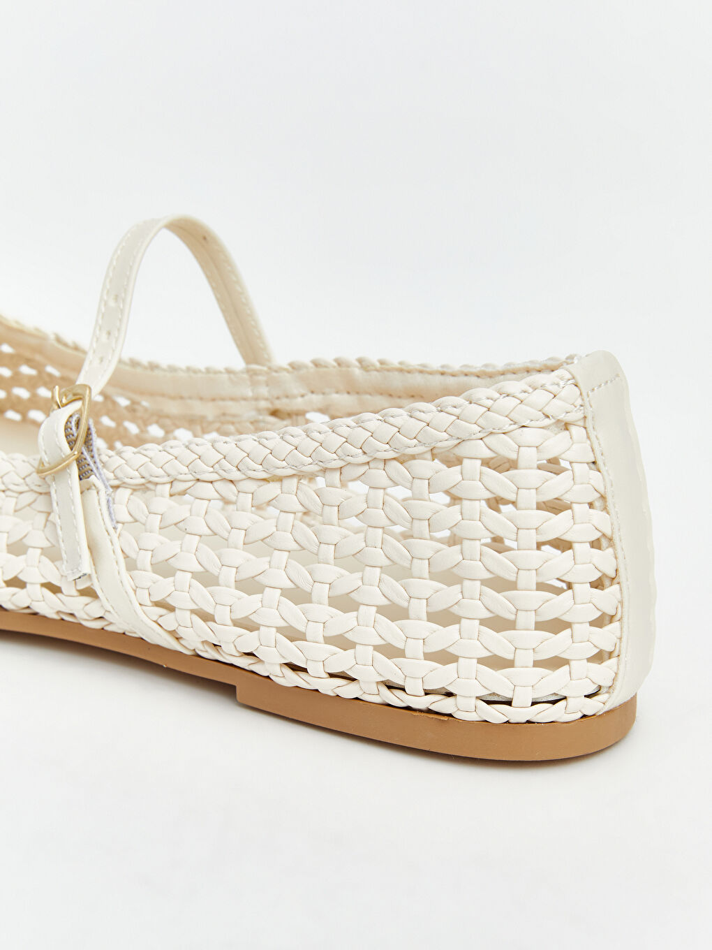 Bej File Görünümlü Kadın Babet-4