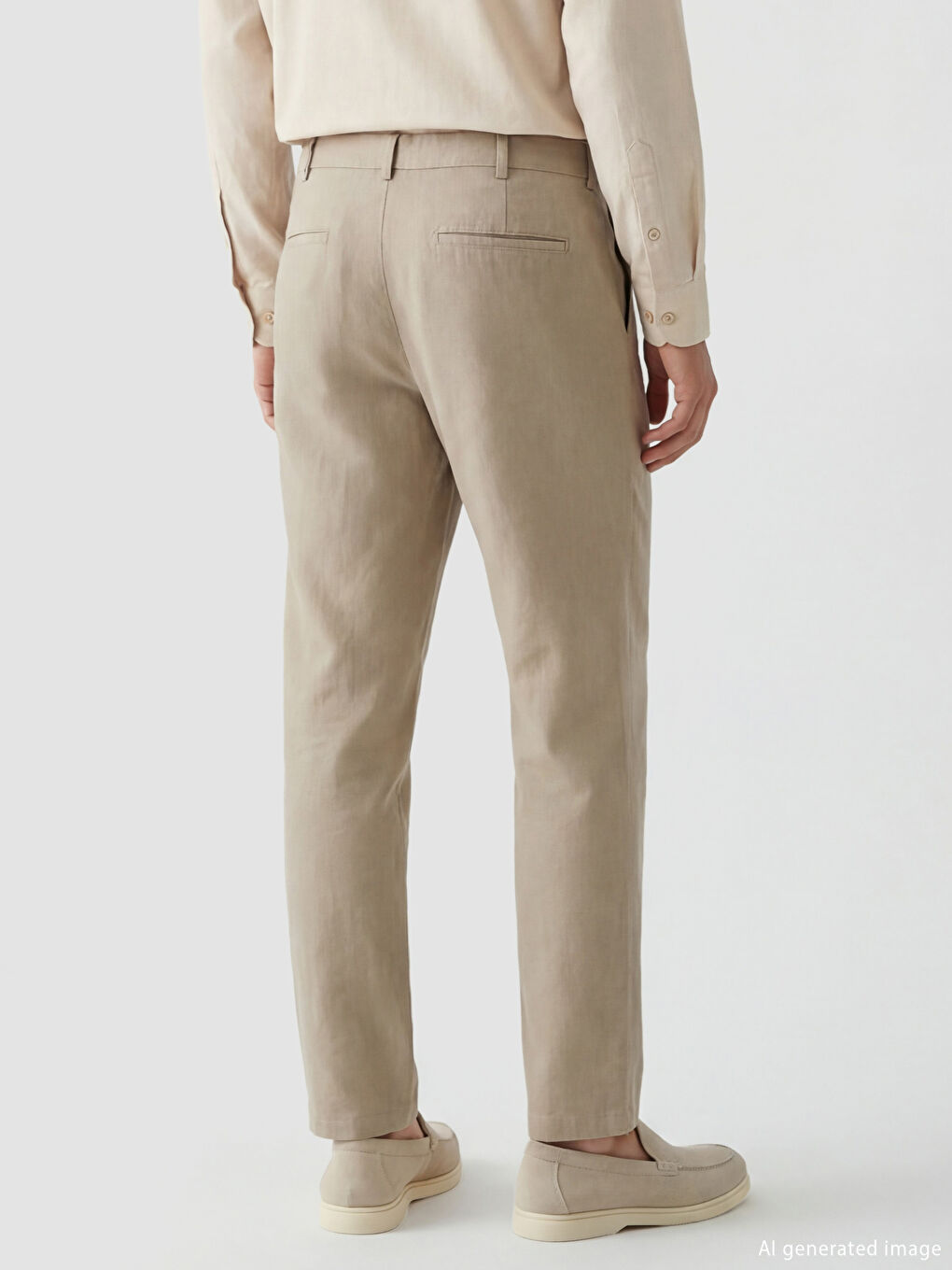 Kahverengi Standart Fit Erkek Pantolon-3